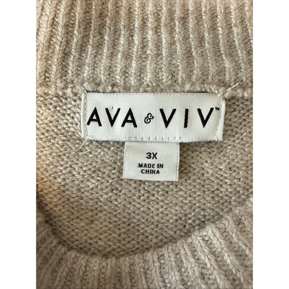 Ava & Viv Multicolor Striped Sweater - Picture 3 of 13